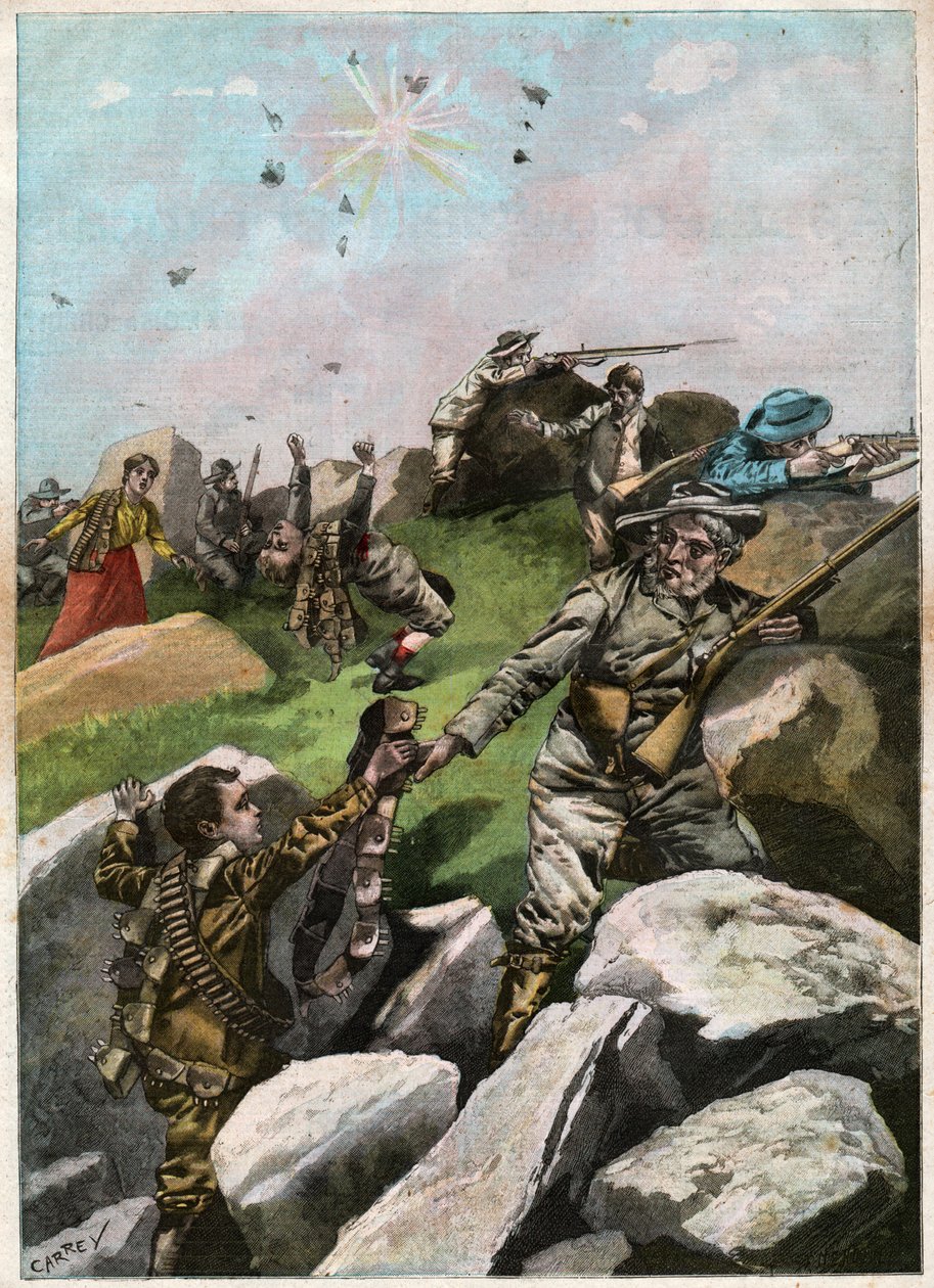 Guerre de Boers. A búrok háborúja. alkotó: John Pardon