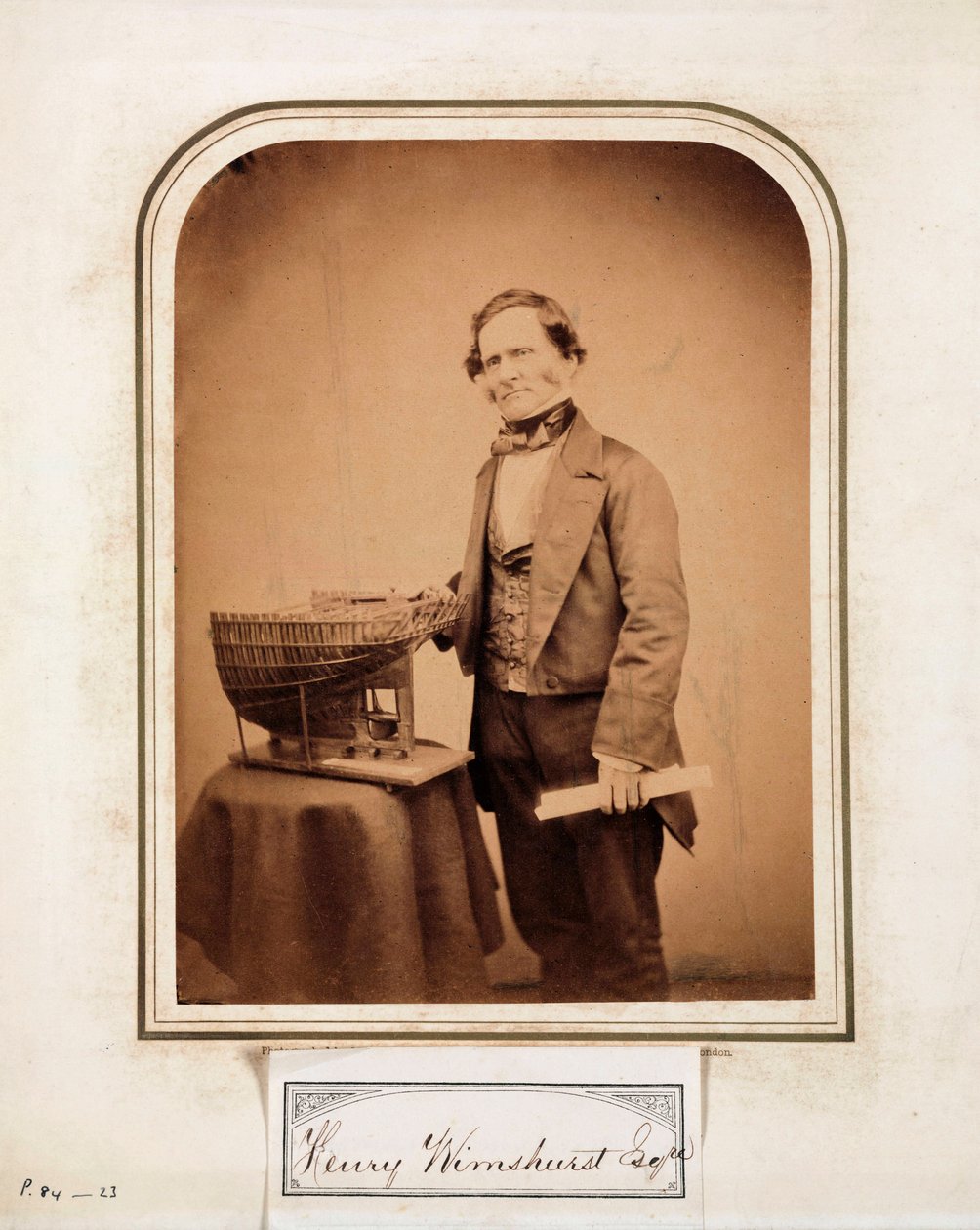 Henry Wimshurst angol mérnök alkotó: Ferdinand Georg Waldmuller