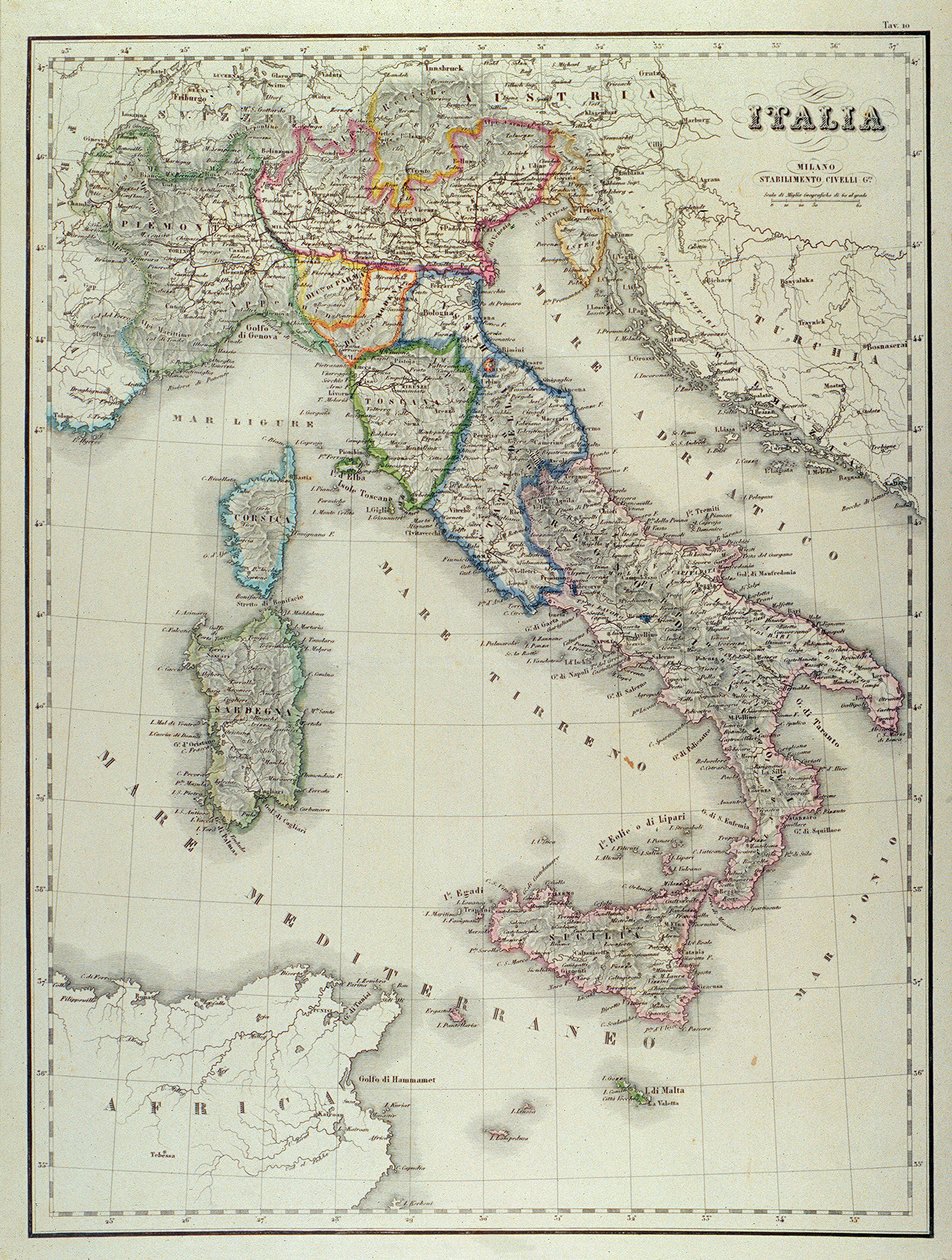 OLASZORSZÁG 1858 alkotó: . .