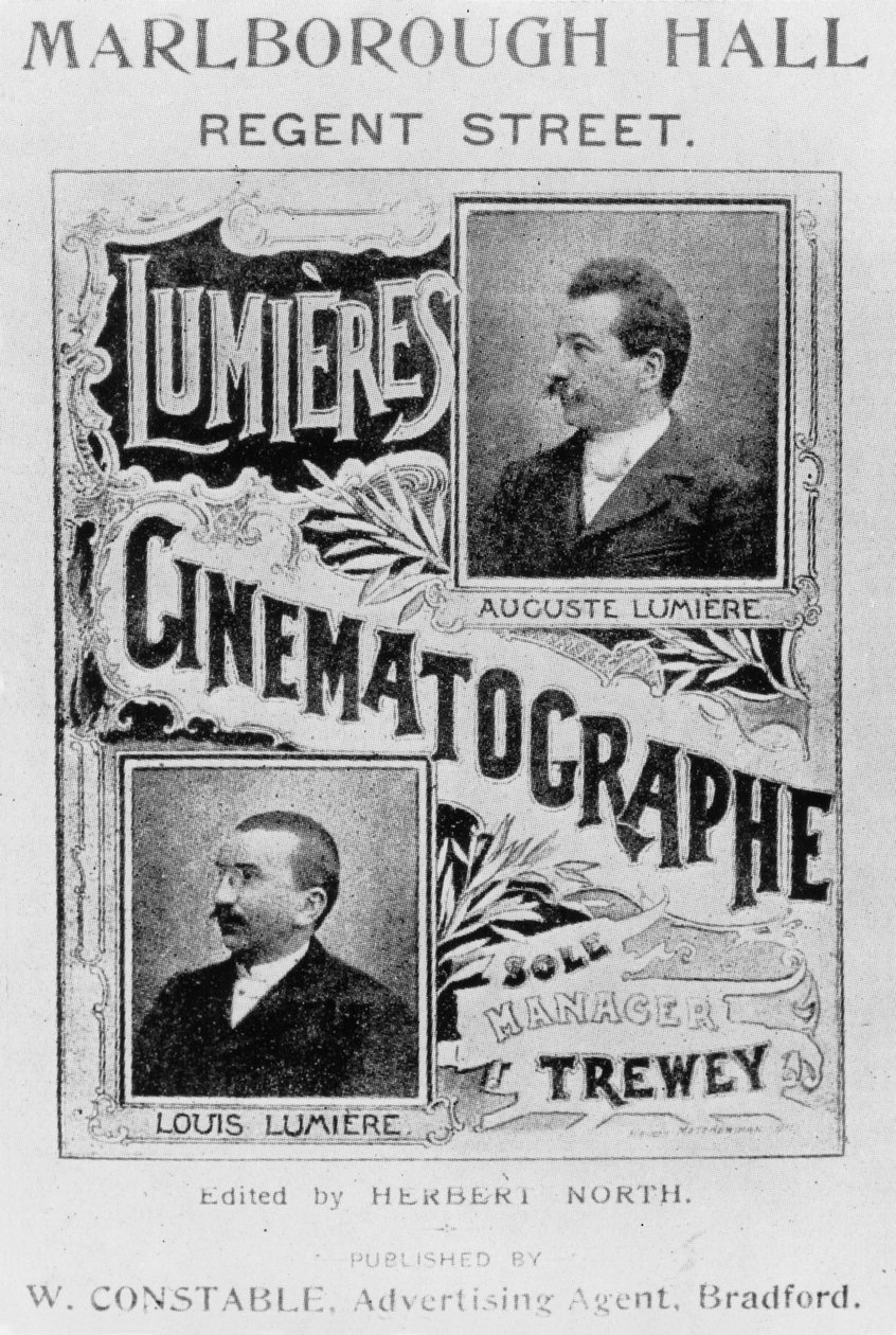Lumiere testvérek hirdetése, 1896 alkotó: John Pardon