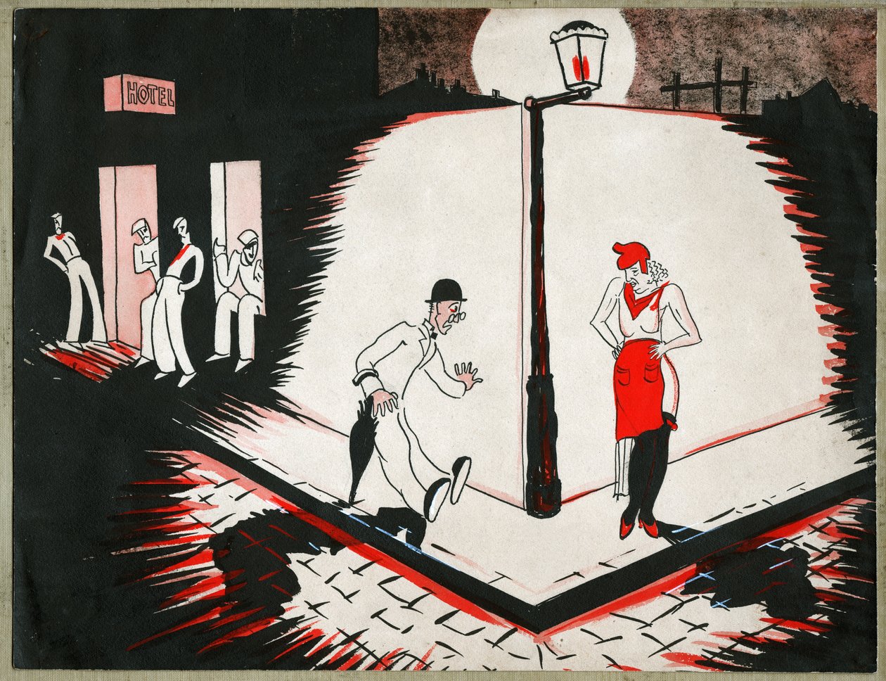 Marianne prostituáltként, 1930 körül alkotó: . .