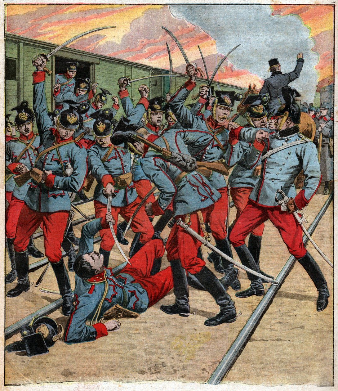 Lázadás Ausztriában Magyarországon. Lázadás Ausztriában Magyarországon. alkotó: Ferdinand Georg Waldmuller