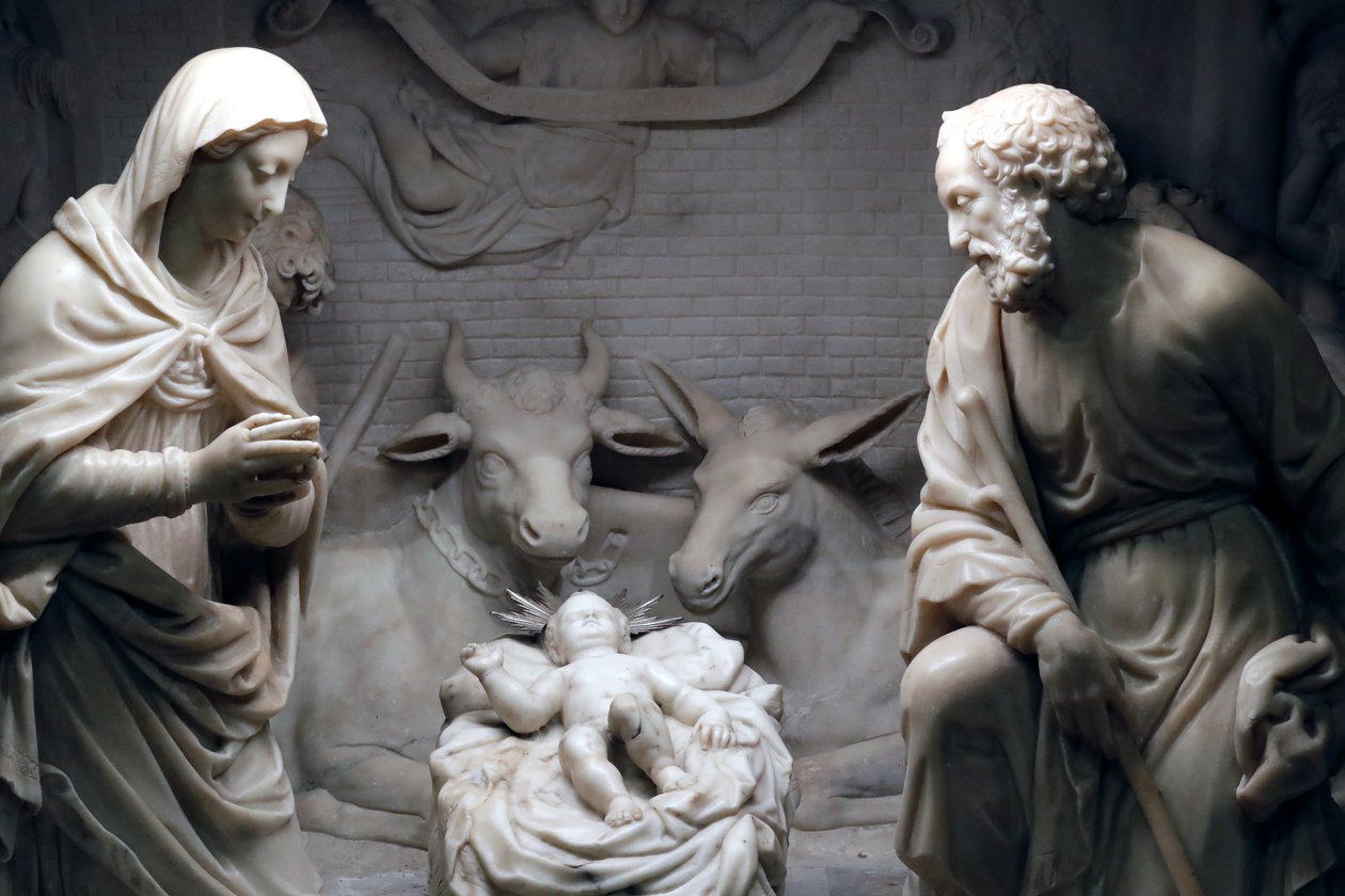 Betlehem. Szobor. San Donato templom. Genova. Olaszország. alkotó: . .
