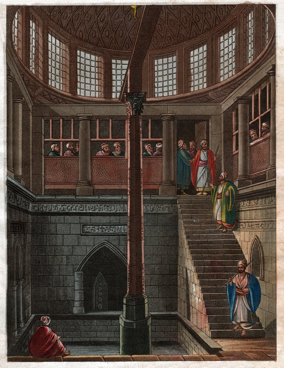 Kairói Nilométer. 1811 körül (metszet) alkotó: . .