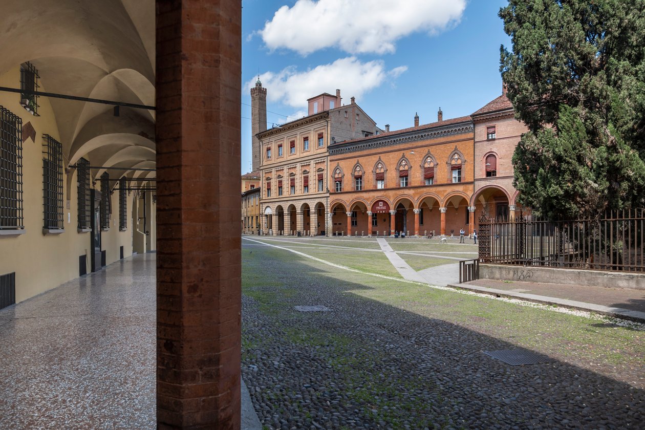 Piazza Santo Stefano, Bologna, Olaszország (fotó) alkotó: . .