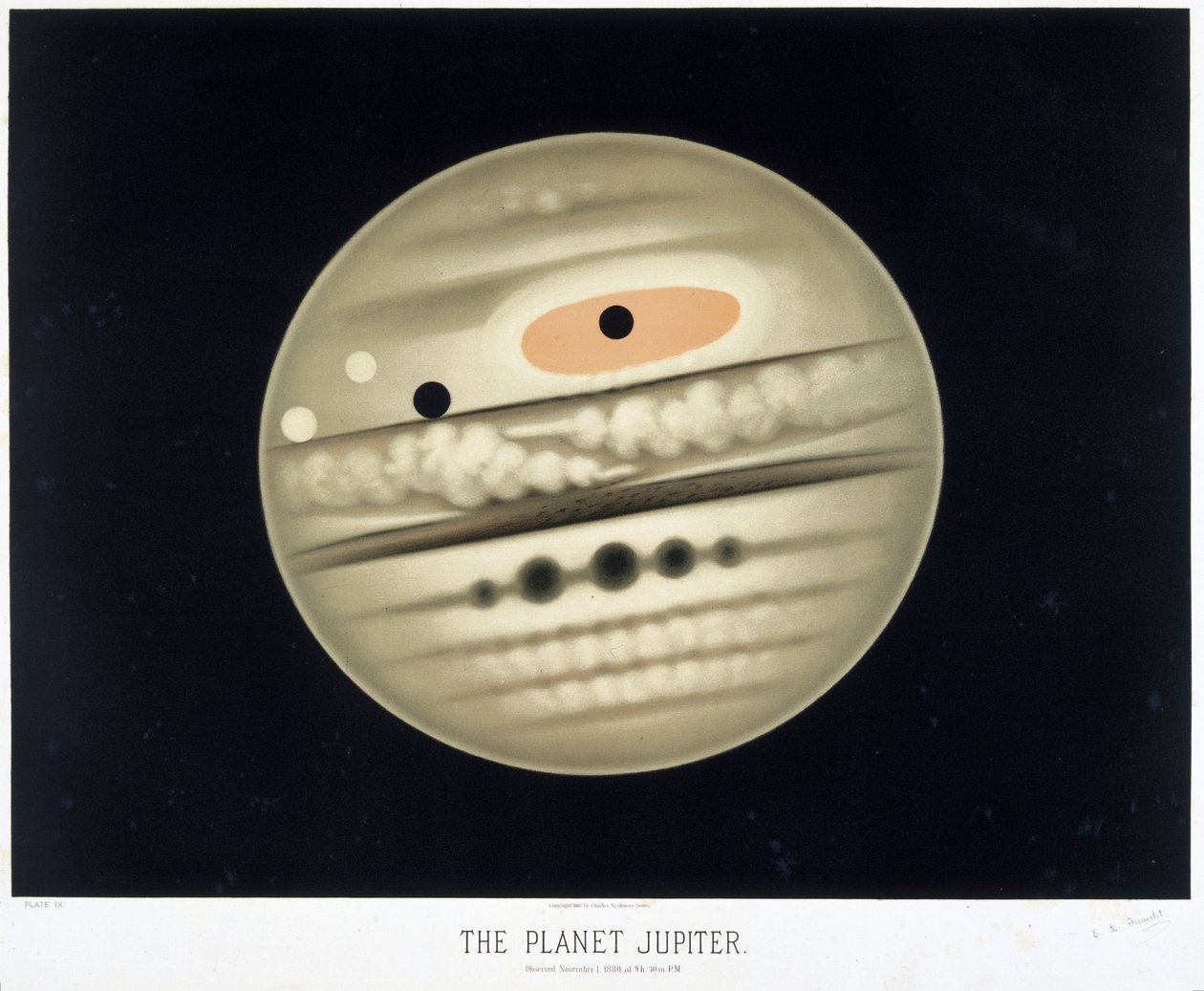 A Jupiter bolygó alkotó: Frederick (attr. to) Barnard
