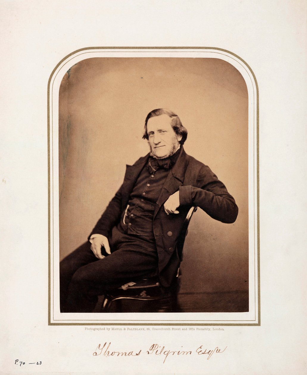 Thomas Pilgrim, c 1854-1866 alkotó: Frederick (attr. to) Barnard