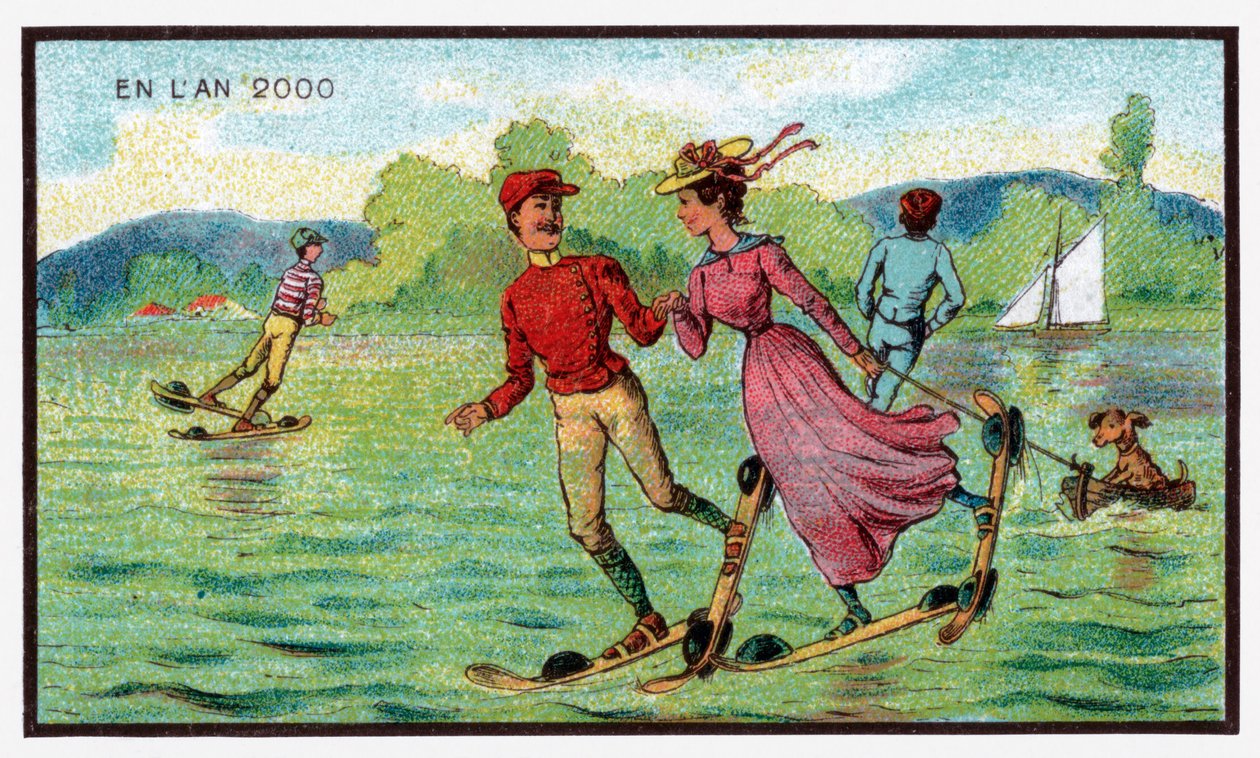 Vízi korcsolya, 1910 körül alkotó: . .