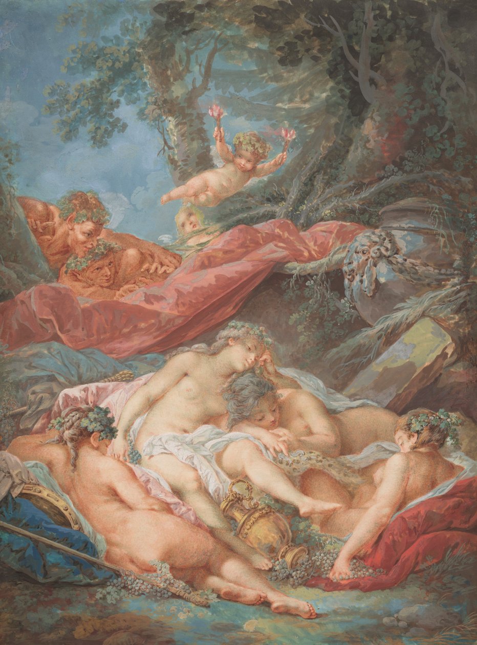 Alvó Bacchantes alkotó: after François Boucher Jacques Charlier