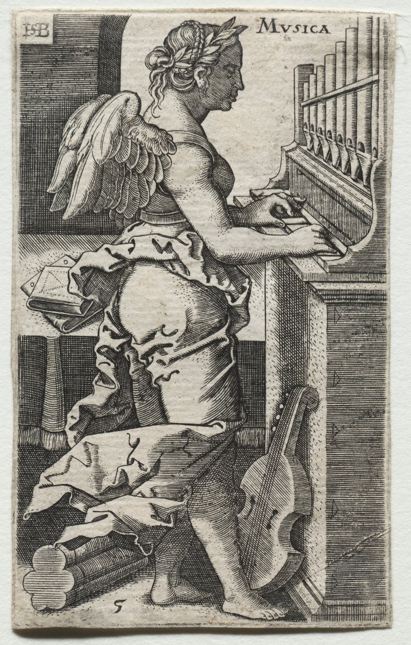 Musica alkotó: after Hans Sebald Beham