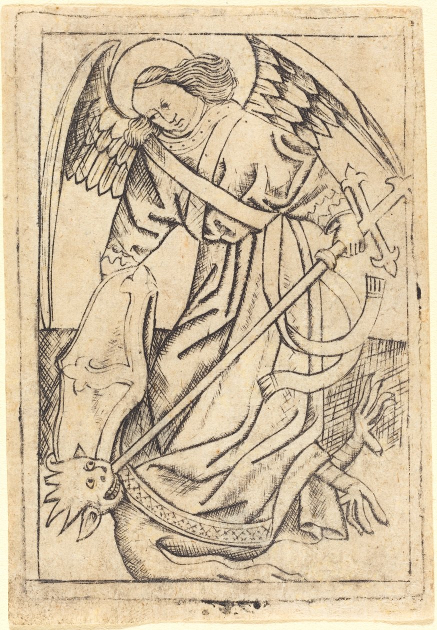 Szent Mihály alkotó: after Master E.S.