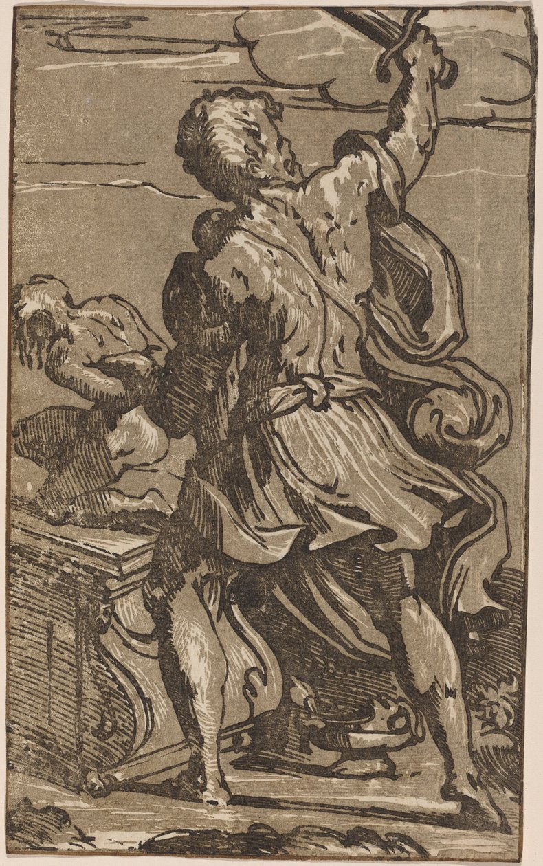 Ábrahám áldozata alkotó: after Parmigianino