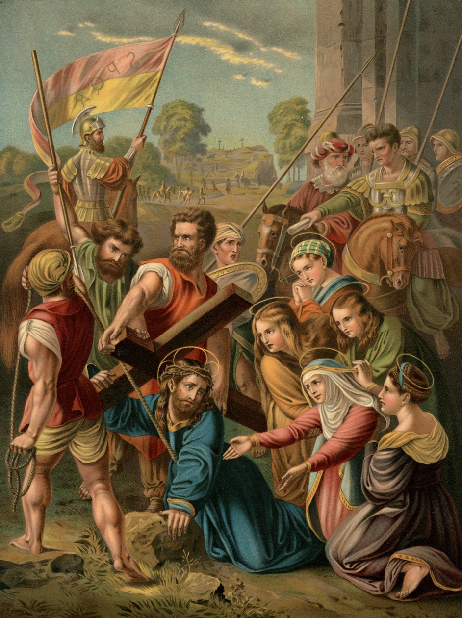Kereszthordozás alkotó: after Raphael