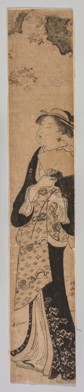 Egy szépség a tavaszban alkotó: after Torii Kiyonaga