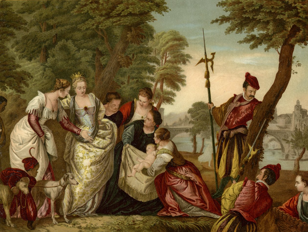 Mózes megtalálása alkotó: after Veronese