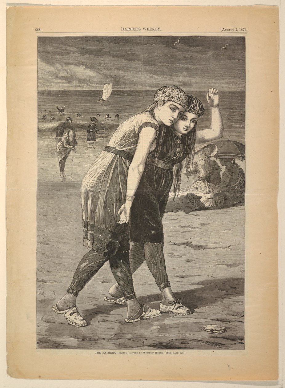 A fürdőzők alkotó: after Winslow Homer