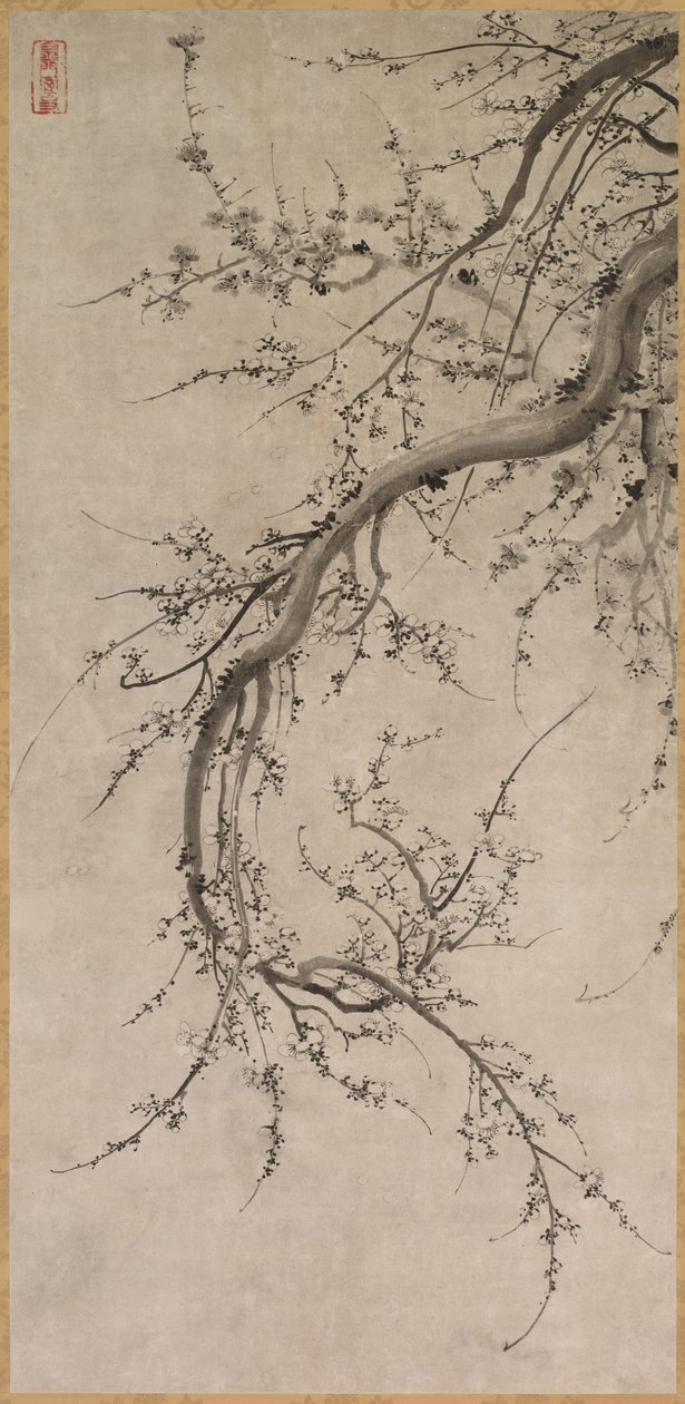 Prunus alkotó: attributed to Kano Einō