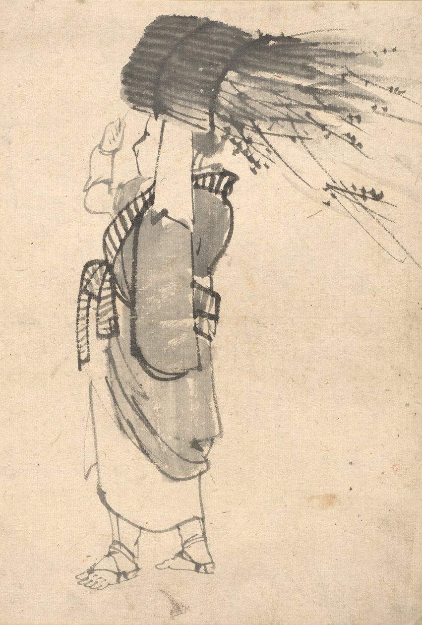 A köcsöghordozó alkotó: attributed to Kono Bairei