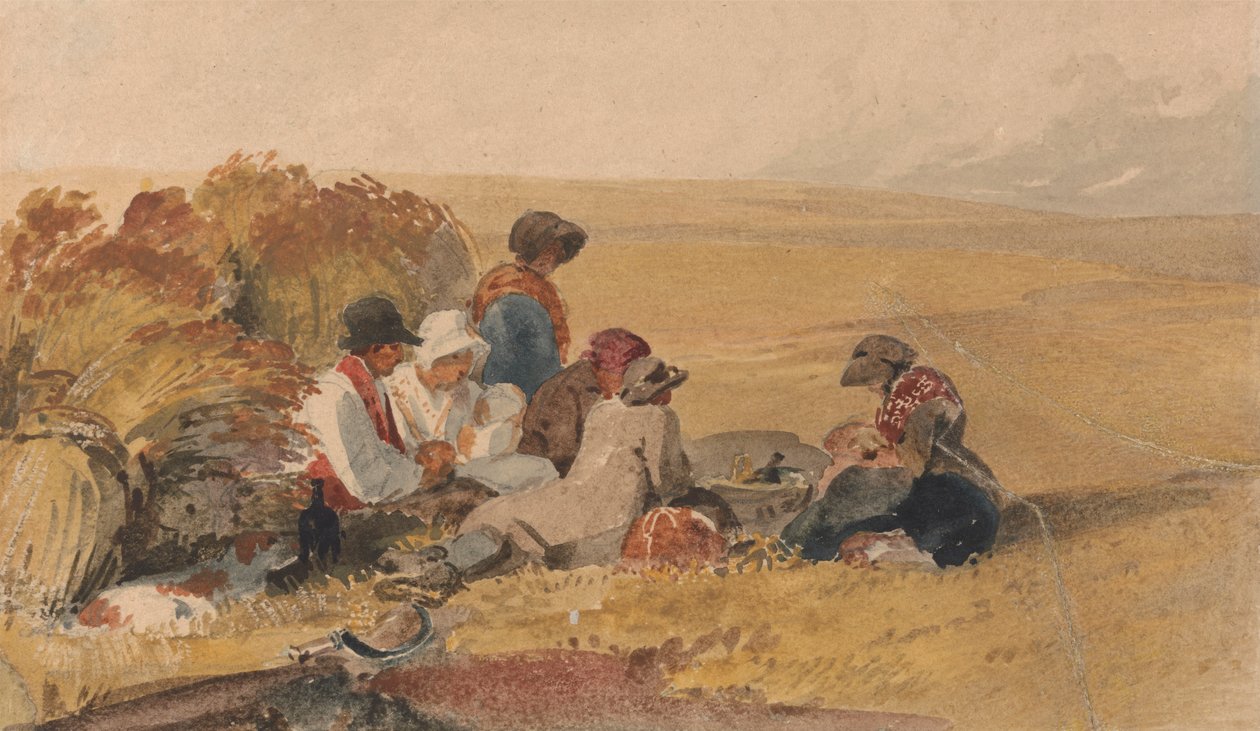 A Harvesterek alkotó: attributed to Peter DeWint