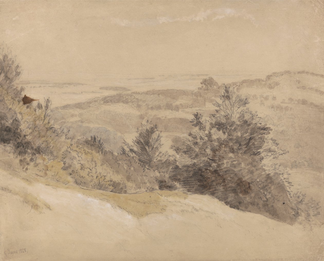 Boxhill alkotó: attributed to Samuel Palmer