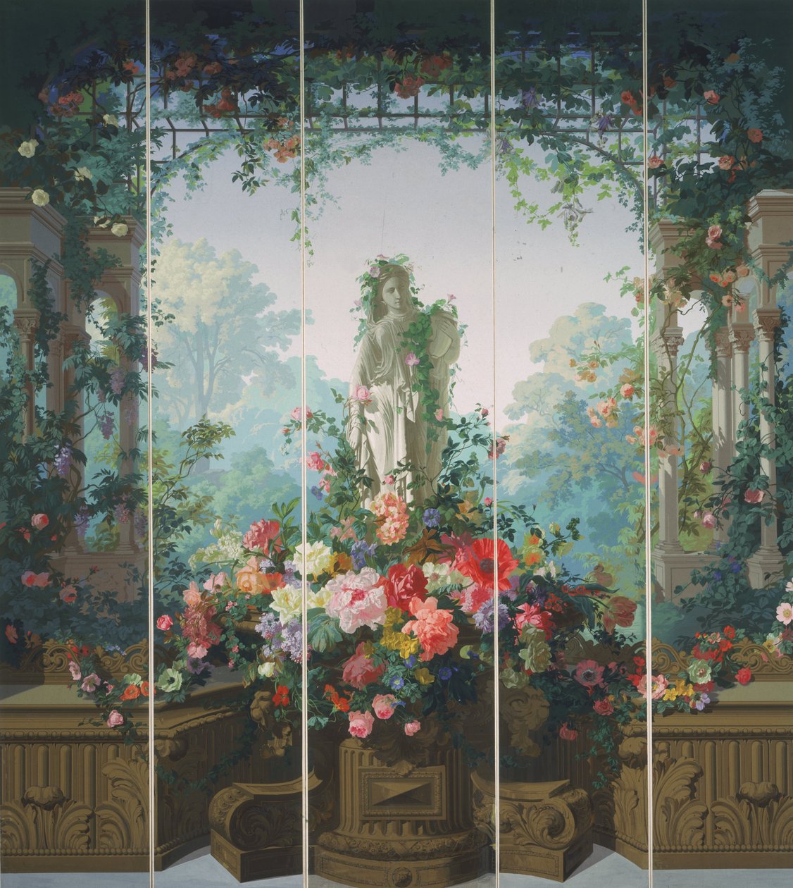 Garden of Armida Háttérkép alkotó: Édouard Muller (called Rosenmuller)