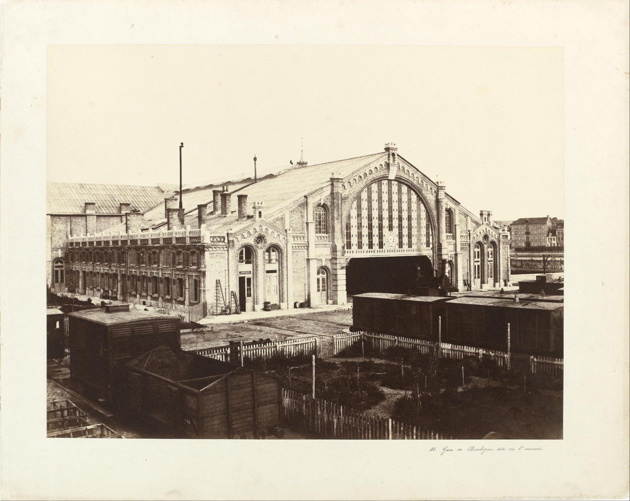 Boulogne állomás, Side of Paris alkotó: Edouard Denis Baldus
