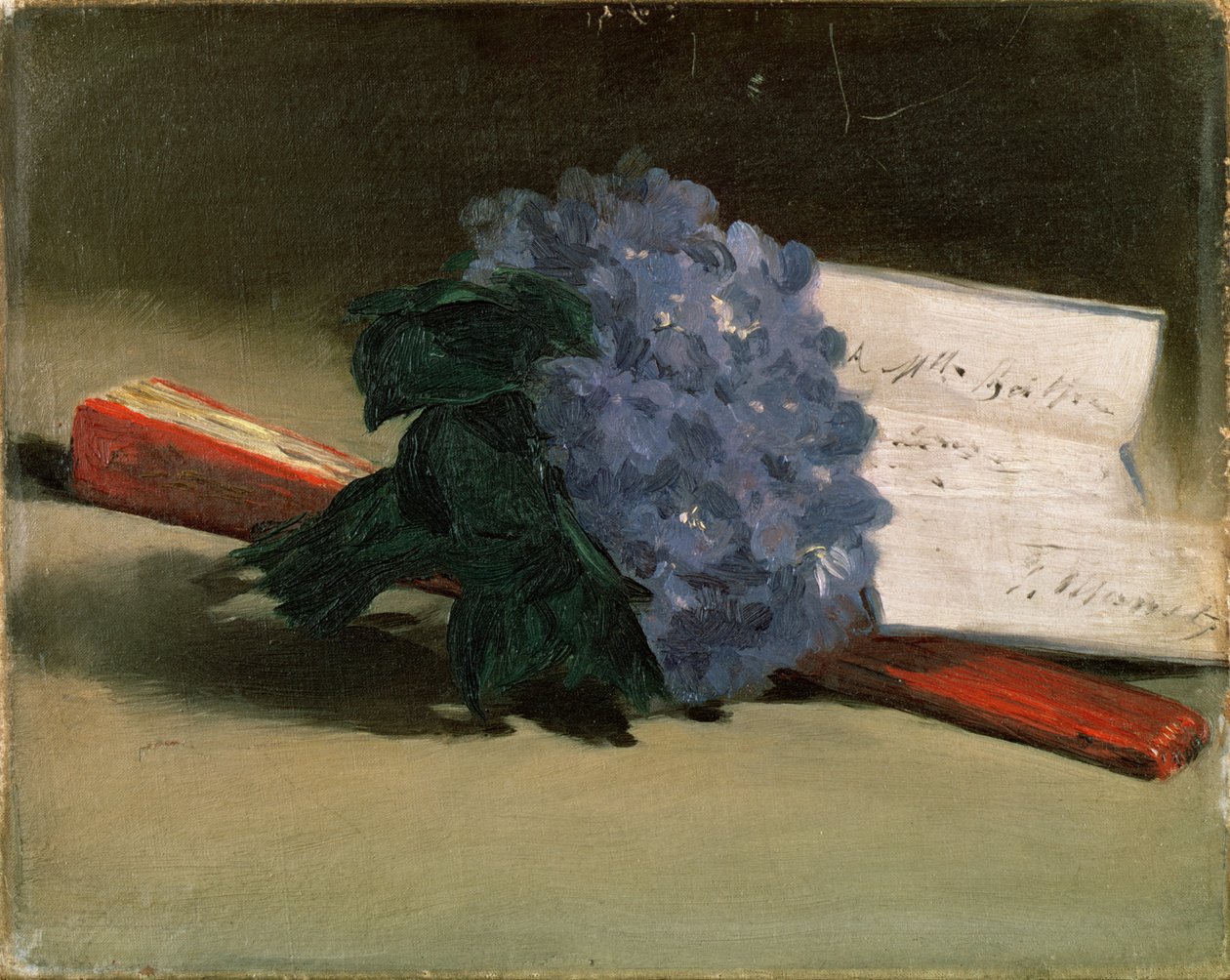 Ibolya csokor, 1872 alkotó: Édouard Manet