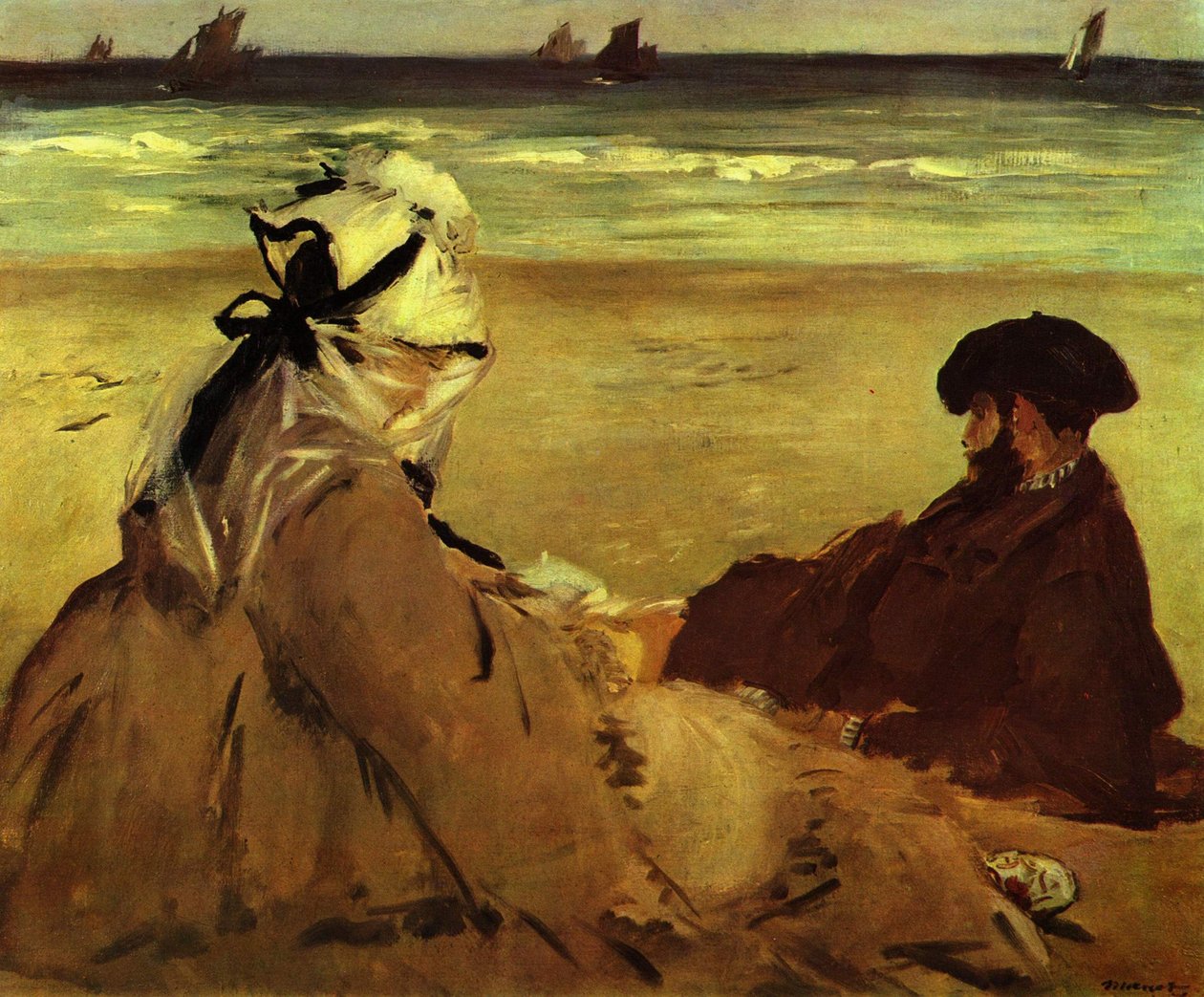 A tengerparton alkotó: Édouard Manet