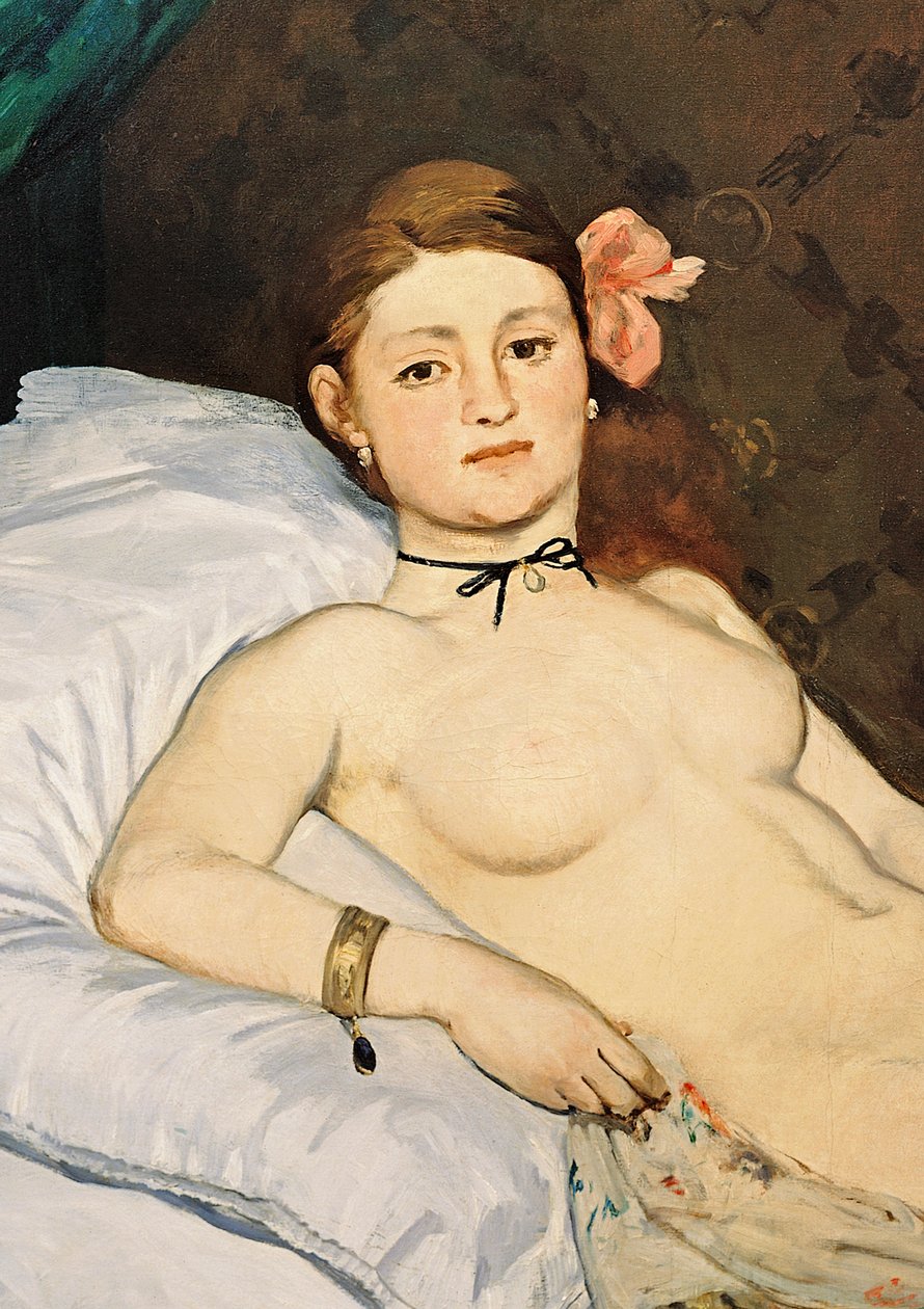 Olympia, 1863 (a 64183 részlete) alkotó: Édouard Manet