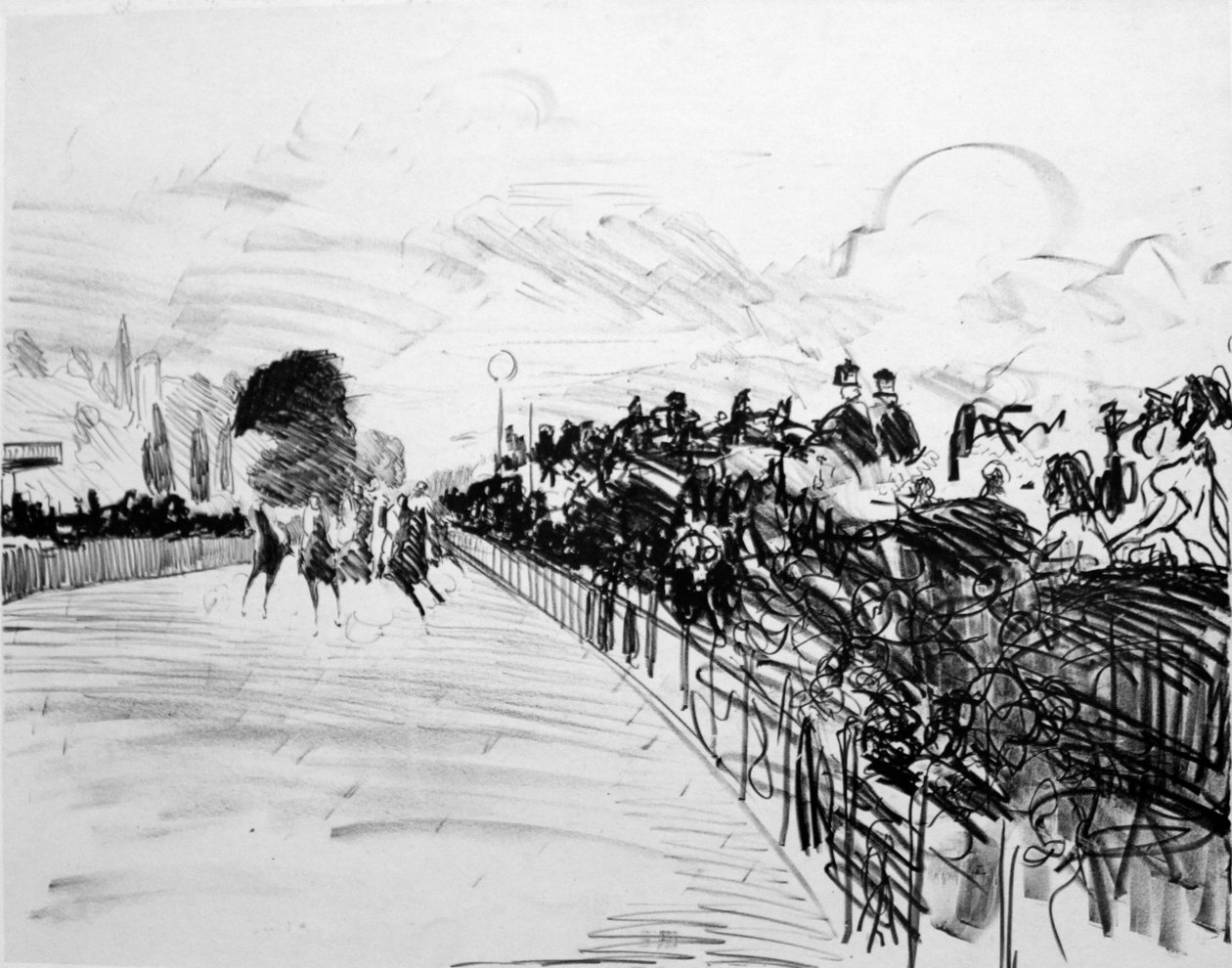 Lóversenyzés alkotó: Édouard Manet