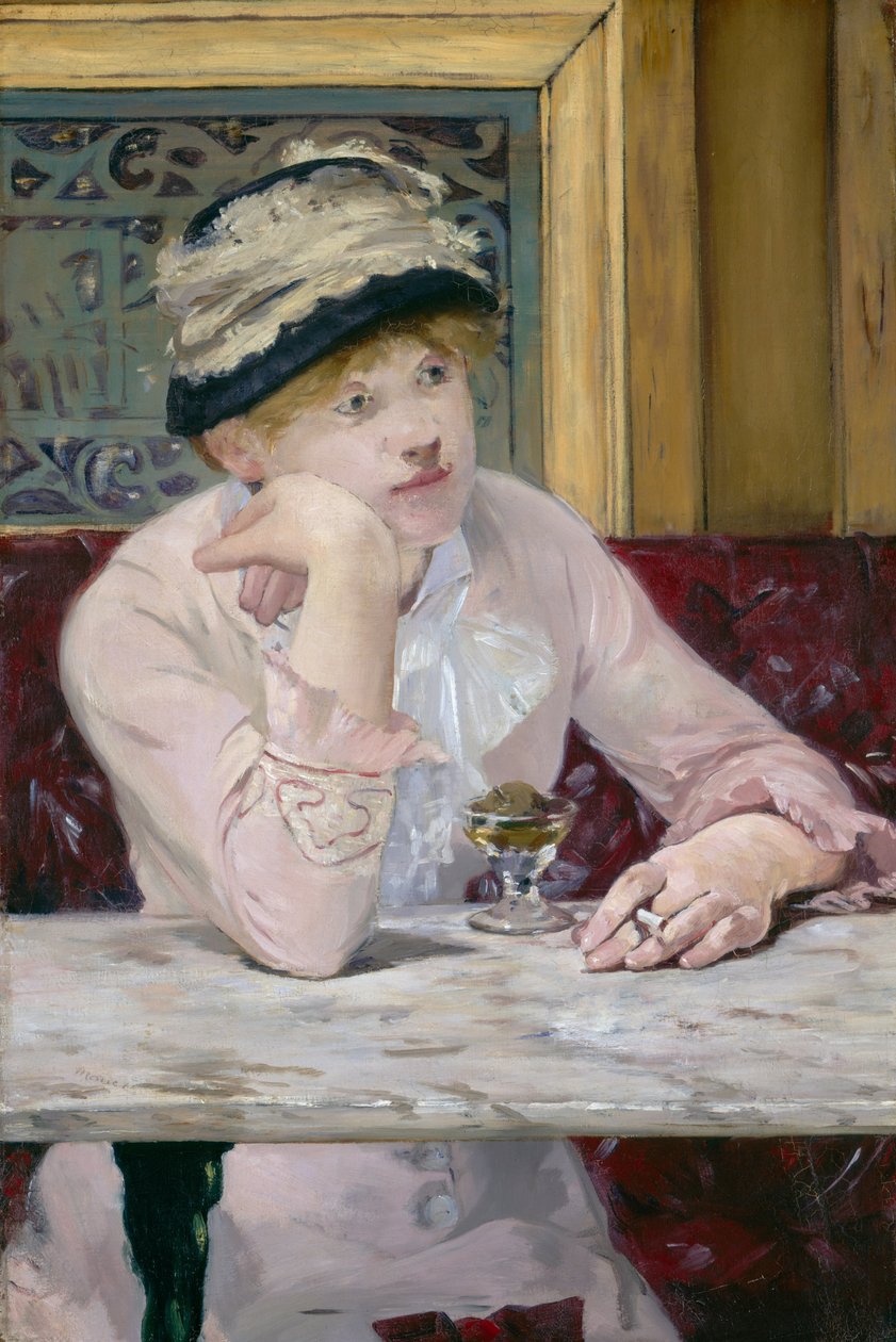 Szilvapálinka alkotó: Édouard Manet