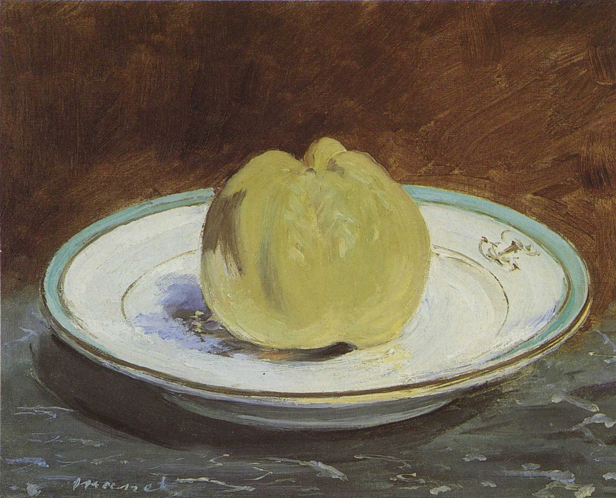 Alma egy tányéron alkotó: Édouard Manet