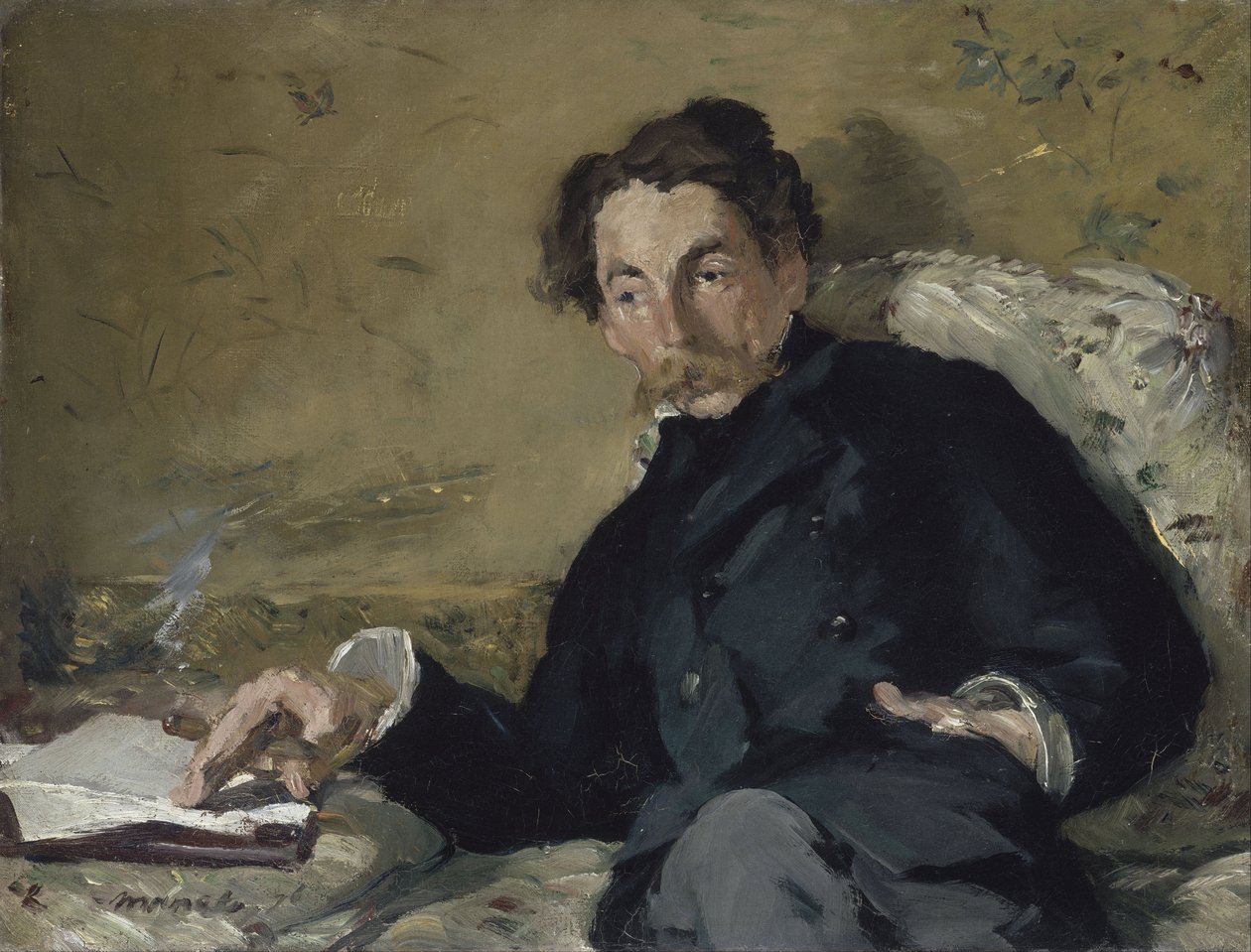 Stephane Mallarme alkotó: Édouard Manet