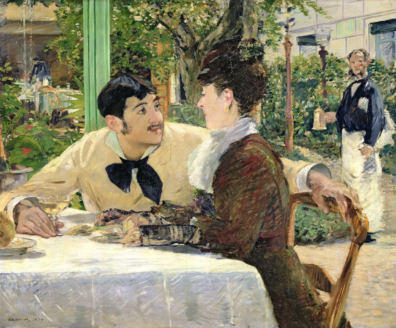 Pere Lathuille kertje, 1879 alkotó: Édouard Manet