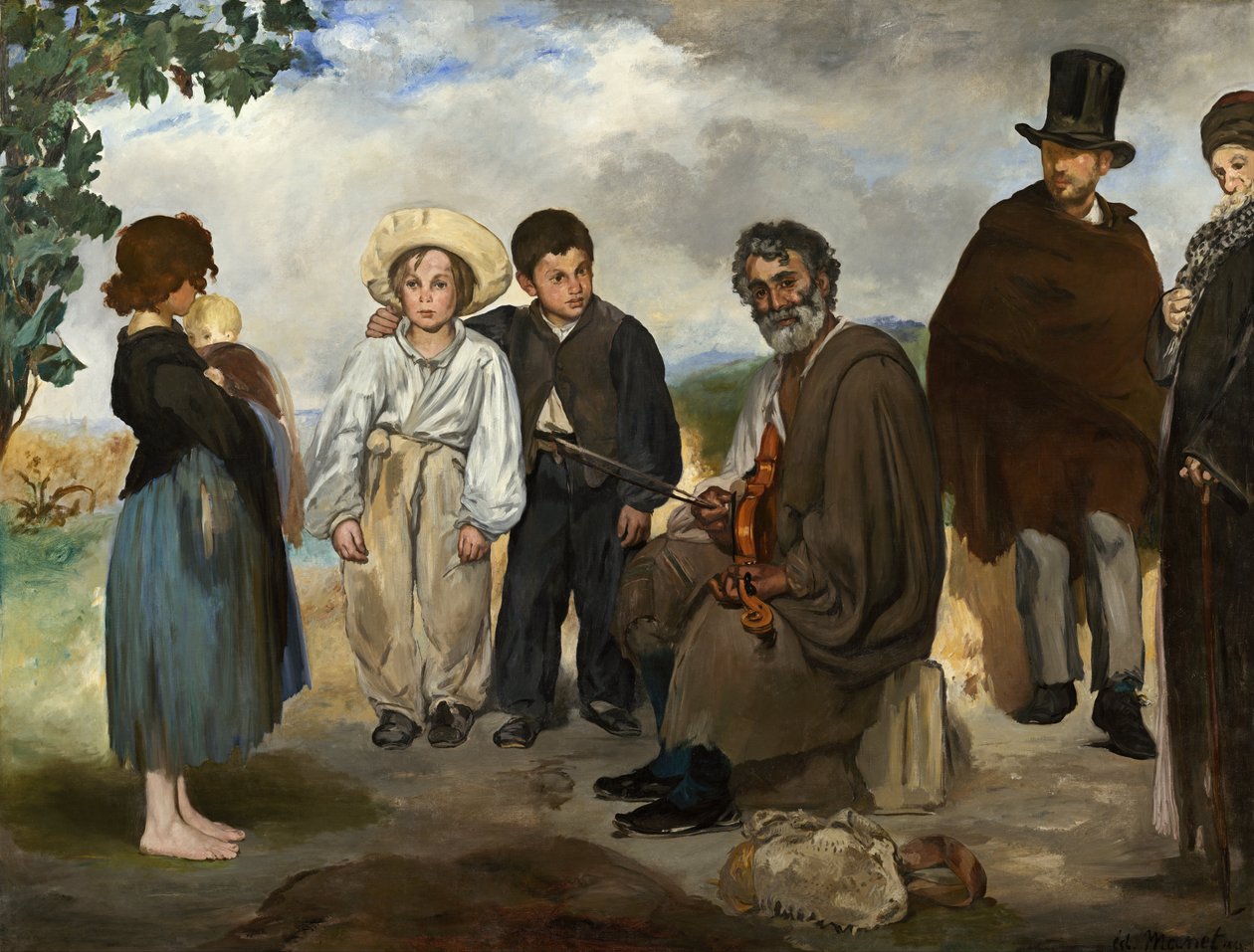 A régi zenész alkotó: Édouard Manet