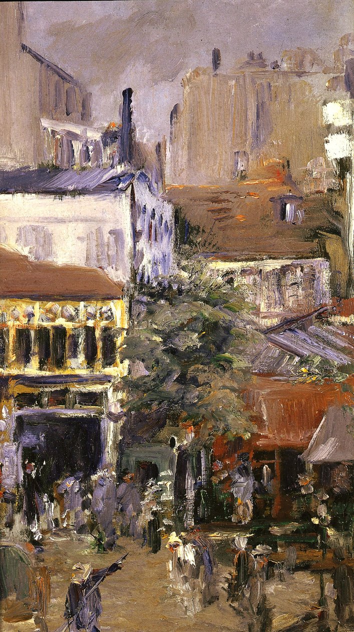 Nézet a Place Clichy (Rue) közelében alkotó: Édouard Manet