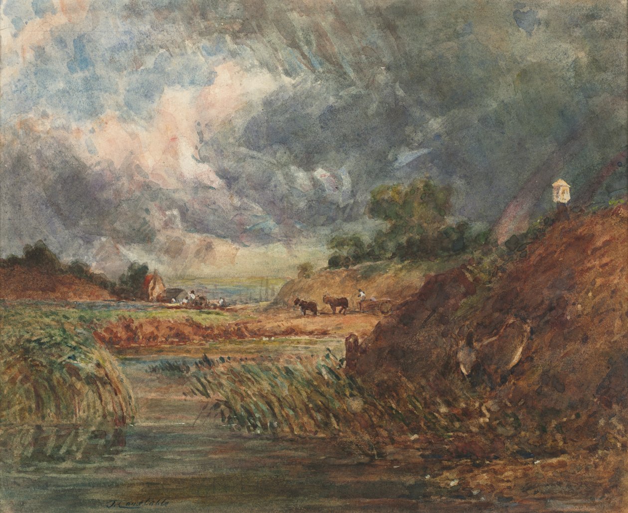 Hampstead Heath alkotó: imitator of John Constable