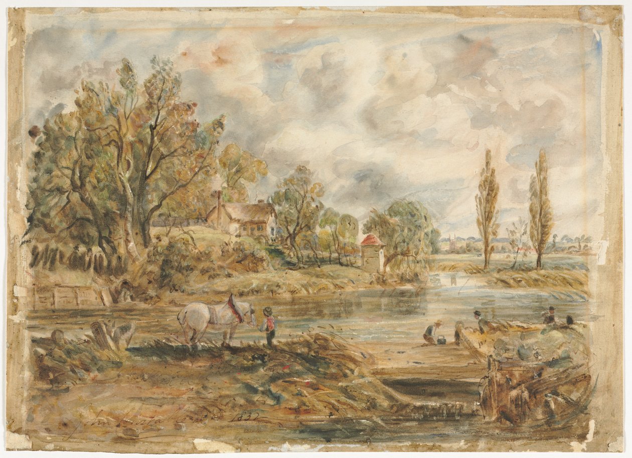 A Fehér Ló alkotó: imitator of John Constable
