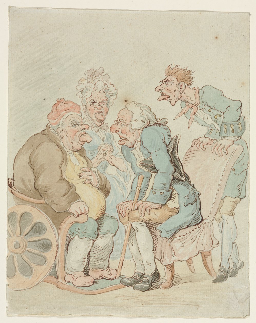 Orvos alkotó: imitator of Thomas Rowlandson
