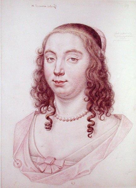 Henriette de Coligny (1618-73) La Suze grófnője, 1642 alkotó: Daniel Dumonstier or Dumoustier