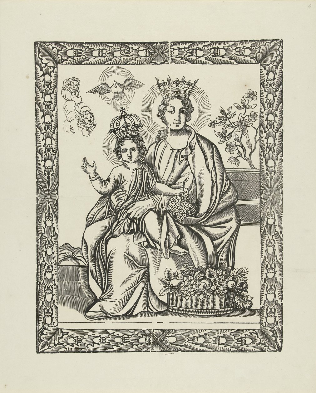 Mária gyermekével alkotó: van der Haeghen