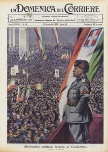 Tömegek ujjonganak a Vezér körül