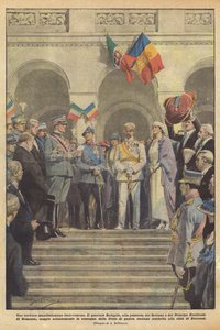 Szívélyes olasz-román tüntetés