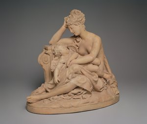 Vénusz és szerelem, 1864 körül (terrakotta)
