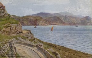 Llandudno, Marine drive és walesi hegyek