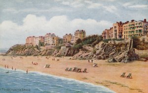 Tenby, a homokos partról