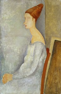 Jeanne Hebuterne portréja, 1918