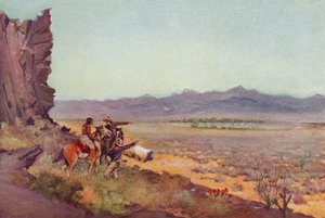Mirage on the Desert, Arizona (színes fotó)
