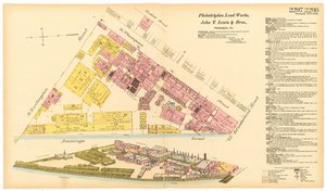 A Philadelphia Lead Works térképe, 1889
