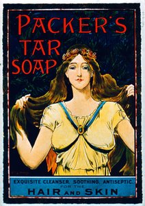 Reklámplakát Packers Tar Soap